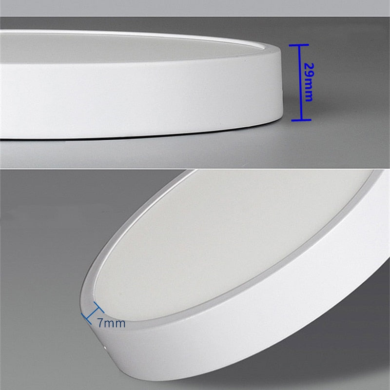Surface Mounted LED Ceiling Lamp Ultra-thin Simple Round/Square Downlight 5W 8W 16W 30W Bathroom Corridor Panel Lights AC85-265V