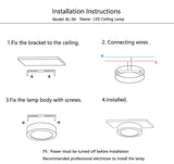 Surface Mounted LED Ceiling Lamp Ultra-thin Simple Round/Square Downlight 5W 8W 16W 30W Bathroom Corridor Panel Lights AC85-265V