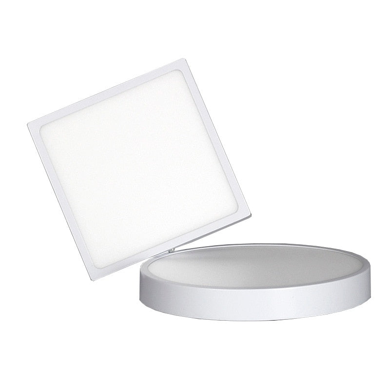 Surface Mounted LED Ceiling Lamp Ultra-thin Simple Round/Square Downlight 5W 8W 16W 30W Bathroom Corridor Panel Lights AC85-265V