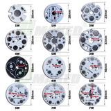 Dia28mm LED PCB Heatsink 1W 3W 5W High Power LEDs Install Aluminun Lamp Plate Panel for LED blub Spotlight Downlight DIY