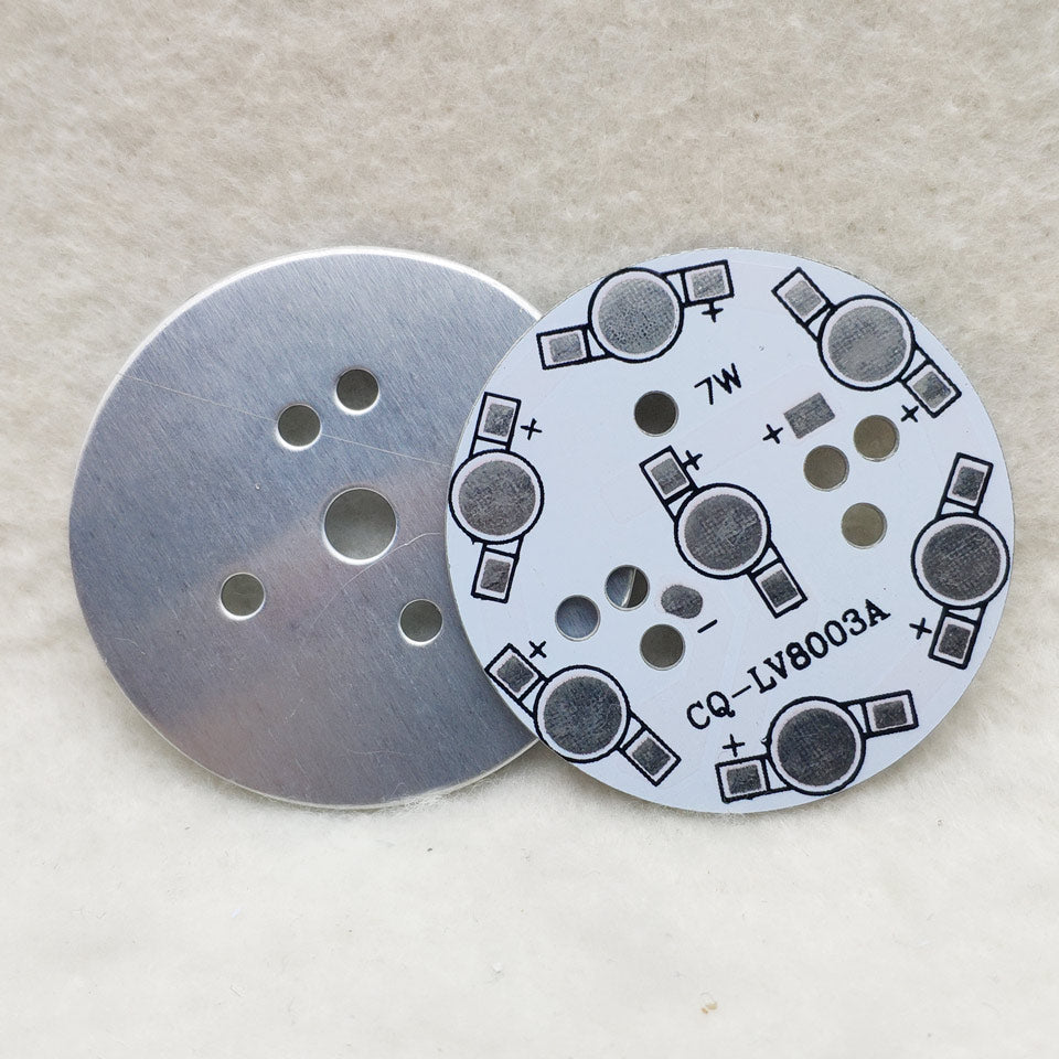 Dia28mm LED PCB Heatsink 1W 3W 5W High Power LEDs Install Aluminun Lamp Plate Panel for LED blub Spotlight Downlight DIY