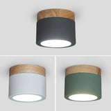 Nordic Wood Ceiling Lights Led Iron Wooden Ceiling Lighting Kitchen Bar Bedroom Stair Lamp Modern Spot Light Corridor Home Decor