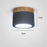 Nordic Wood Ceiling Lights Led Iron Wooden Ceiling Lighting Kitchen Bar Bedroom Stair Lamp Modern Spot Light Corridor Home Decor