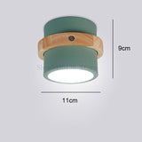 Nordic Wood Ceiling Lights Led Iron Wooden Ceiling Lighting Kitchen Bar Bedroom Stair Lamp Modern Spot Light Corridor Home Decor