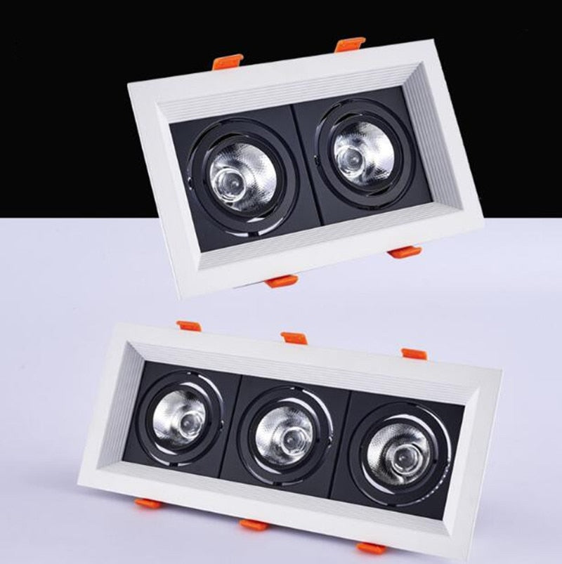 Square 20W 30w AC85V-265V LED dimmable Ceiling Downlight Recessed LED lamp Spot light LED For Home Lighting 110V 220V