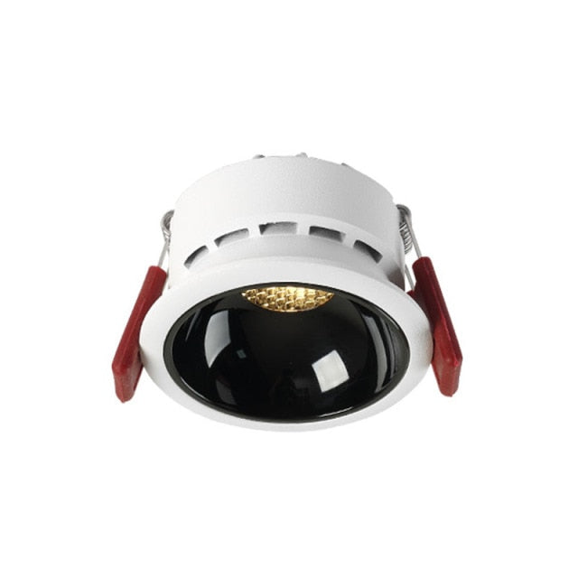 Anti-glare Recessed Ceiling Downlight lamp 7W 12W 18W 20W honeycomb cob led spot lights Ceiling Fixtures Lighting 85-265V
