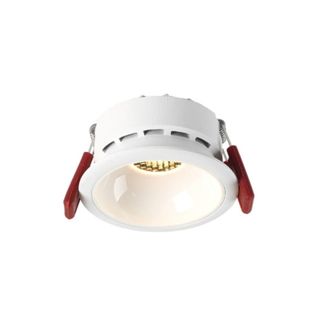 Anti-glare Recessed Ceiling Downlight lamp 7W 12W 18W 20W honeycomb cob led spot lights Ceiling Fixtures Lighting 85-265V