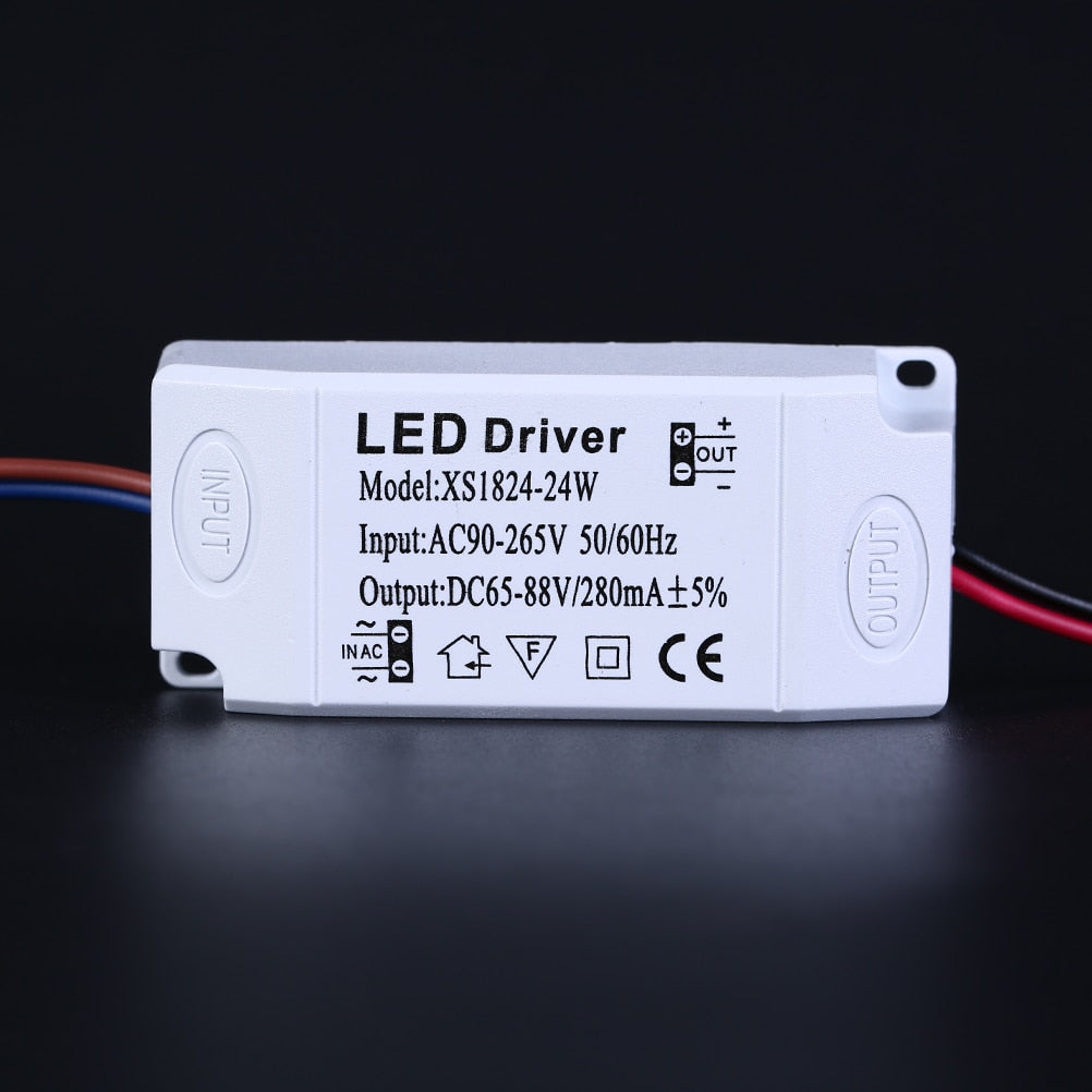 LED Constant Driver 1-3W 4-7W 8-12W 13W-18W 18-24W 300mA Power Supply Light Transformers For LED Downlight Lighting AC85-265V