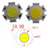 Rounded LED COB Light Source 10pcs/lot 3W 5W 7W Chip On Board 20mm Diameter for Spotlight Downlight Red Blue Green White Bulbs