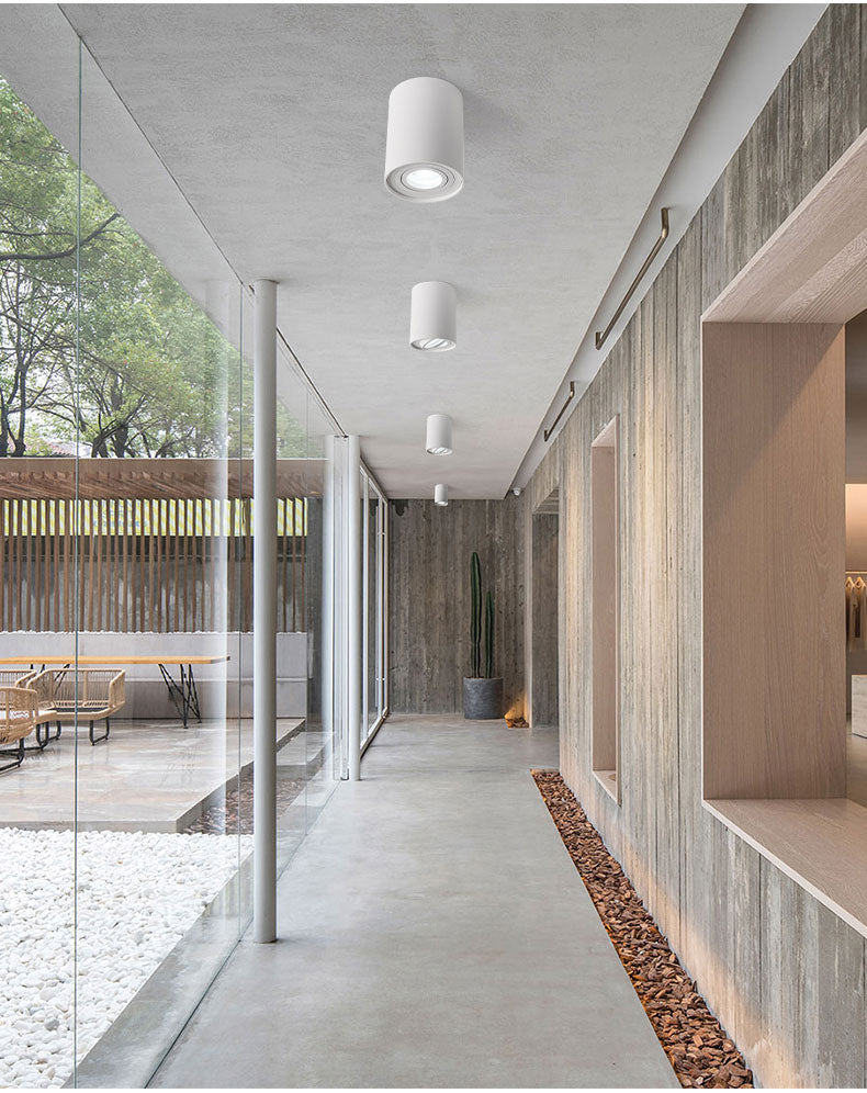 Ceiling LED Adjustable Spot Lights With 5W 10W GU10 Dimmable Bulbs Surface Mount Spotlight For Living Room Kitchen 230V Fixtures