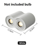 Ceiling LED Adjustable Spot Lights With 5W 10W GU10 Dimmable Bulbs Surface Mount Spotlight For Living Room Kitchen 230V Fixtures