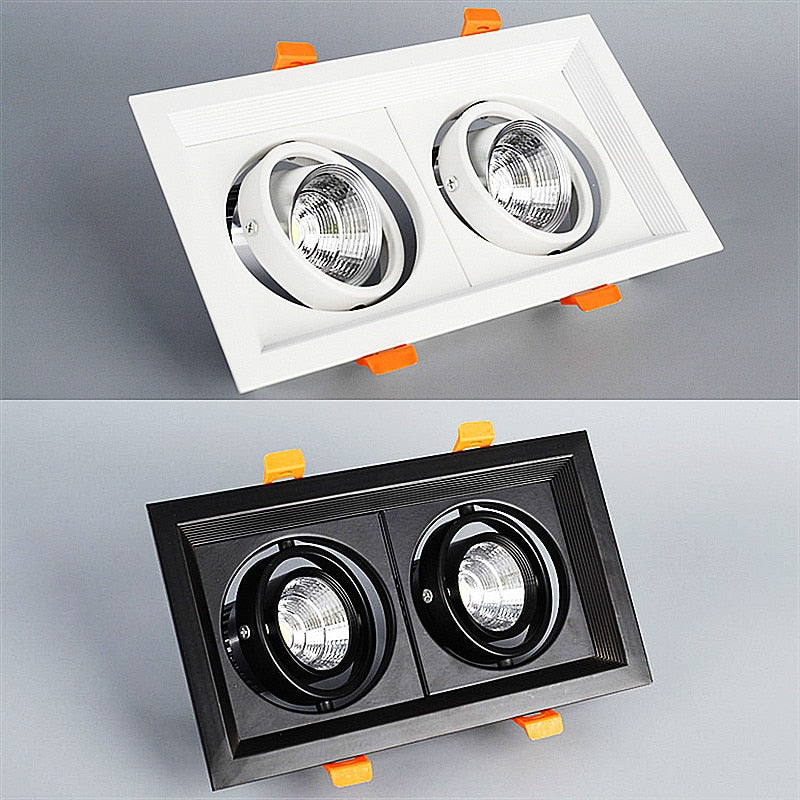 Recessed Dimmable COB LED Downlights 10W 20W 30W LED Ceiling Spot Lights 85-265V LED Ceiling Lamps Warm Cold White Indoor Lighting