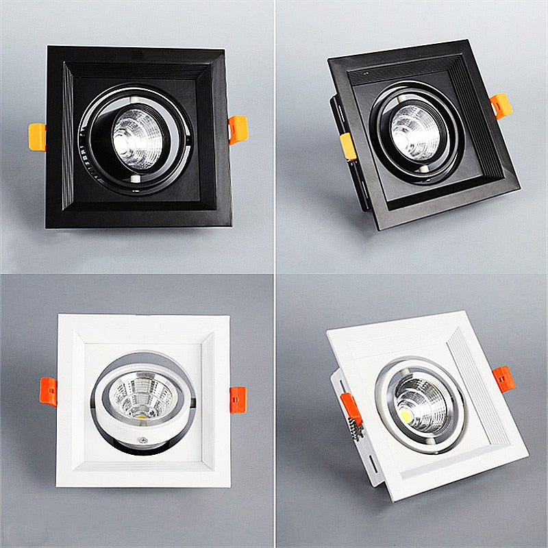 Recessed Dimmable COB LED Downlights 10W 20W 30W LED Ceiling Spot Lights 85-265V LED Ceiling Lamps Warm Cold White Indoor Lighting