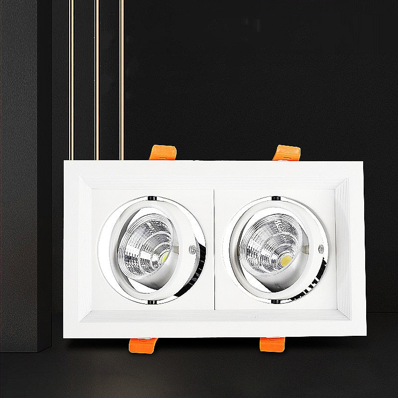 Recessed Dimmable COB LED Downlights 10W 20W 30W LED Ceiling Spot Lights 85-265V LED Ceiling Lamps Warm Cold White Indoor Lighting