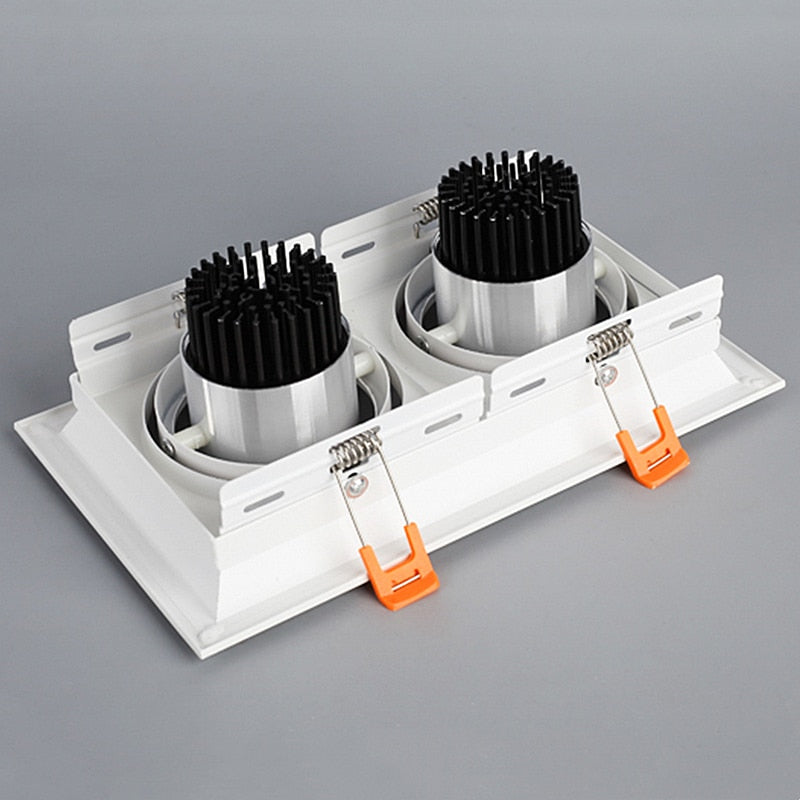 Recessed Dimmable COB LED Downlights 10W 20W 30W LED Ceiling Spot Lights 85-265V LED Ceiling Lamps Warm Cold White Indoor Lighting