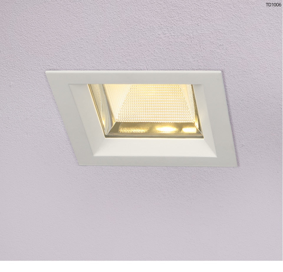 Aisilan Waterproof LED Downlight Kitchen Bathroom Spot Light Square Aluminum Ceiling LAMP Chip CRI 93