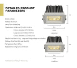 Aisilan Waterproof LED Downlight Kitchen Bathroom Spot Light Square Aluminum Ceiling LAMP Chip CRI 93