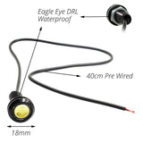 DC 12V Eagle Eye Led Daytime Running Lights Backup Auto Motor Parking Signal Lamp Waterproof Day Light Bulb White Red Blue