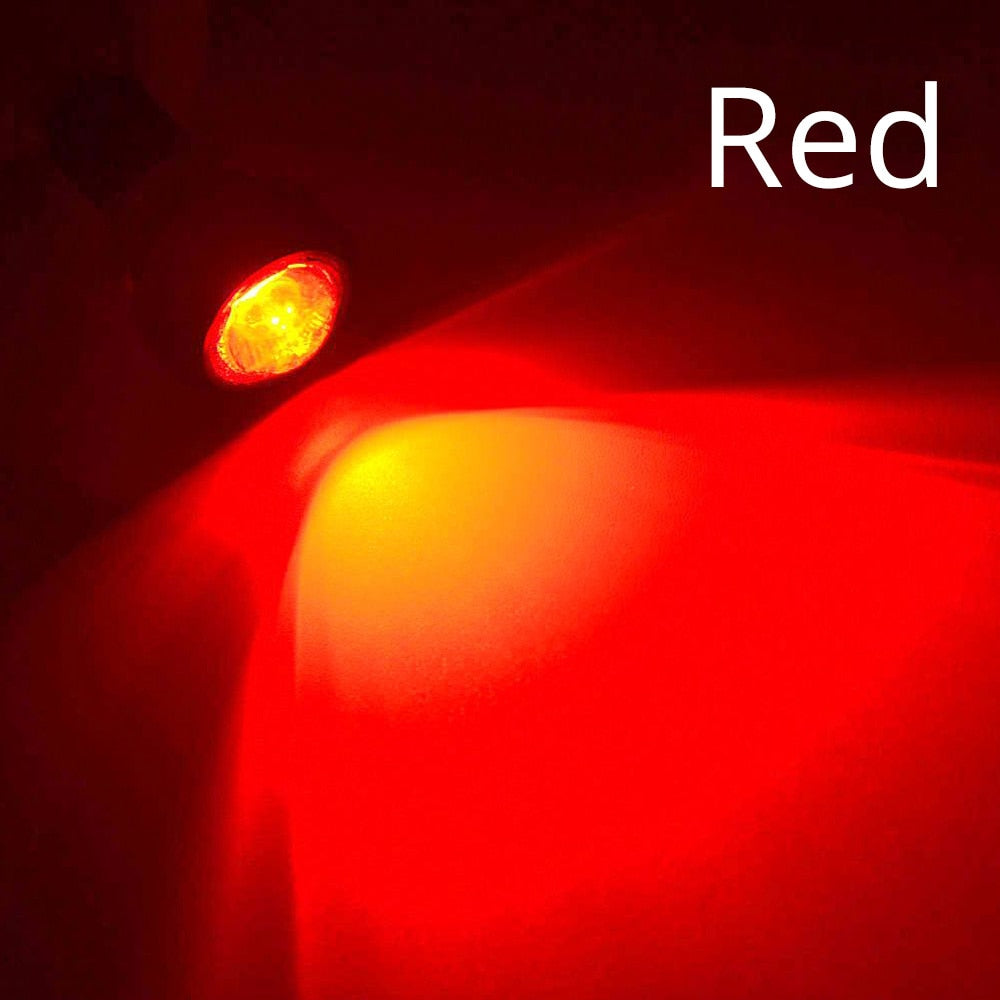 DC 12V Eagle Eye Led Daytime Running Lights Backup Auto Motor Parking Signal Lamp Waterproof Day Light Bulb White Red Blue