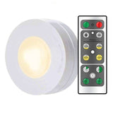 LED Puck Lights Close Wardrobe Stair Hallway Night Lamp 2 Colors Wireless Dimmable Touch Sensor Under Kitchen Cabinets Lights