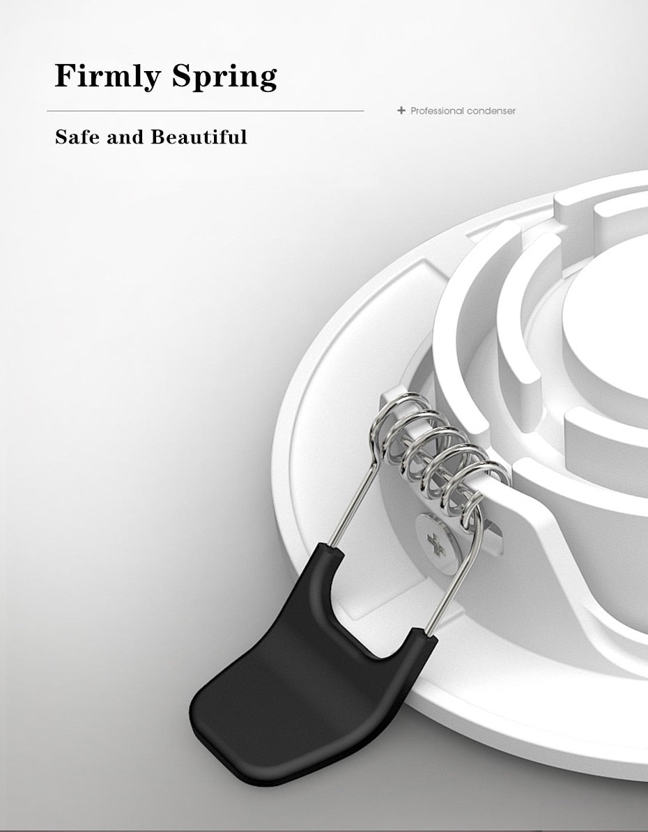 Dimmable LED Downlight 10W Round recessed lamp Ceiling lights 5W 7w led panel light for Bedroom Kitchen Indoor COB Spot lighting