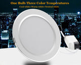 LED Downlight 3W 5W 7W 9W 12W 15W 18W Round Recessed Lamp 85-265V Cool+Neutral+Warm White Led Bulb Indoor LED Spot Lighting