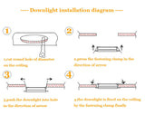 LED Downlight 3W 5W 7W 9W 12W 15W 18W Round Recessed Lamp 85-265V Cool+Neutral+Warm White Led Bulb Indoor LED Spot Lighting