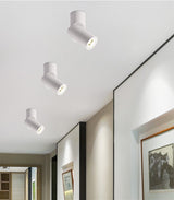 Dimmable Rotating LED Downlights 7W/9W/12W/15W/18W/20W COB LED Ceiling Spot Lights AC110-220V LED Wall Lamp  Indoor Lighting