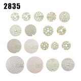 Downlight 10pcs/lot 2835 SMD LED Chip 3W 5W 7W 9W 12W 18W 24W Light Board 240-260mA Accessories Lamp Bead Light Board For LED Downlight
