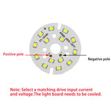 Downlight 10pcs/lot 2835 SMD LED Chip 3W 5W 7W 9W 12W 18W 24W Light Board 240-260mA Accessories Lamp Bead Light Board For LED Downlight