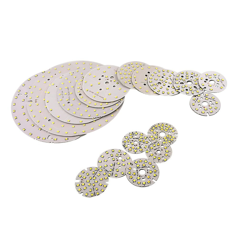 Downlight 10pcs/lot 2835 SMD LED Chip 3W 5W 7W 9W 12W 18W 24W Light Board 240-260mA Accessories Lamp Bead Light Board For LED Downlight