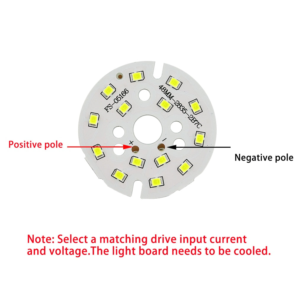 Downlight 10pcs/lot 2835 SMD LED Chip 3W 5W 7W 9W 12W 18W 24W Light Board 240-260mA Accessories Lamp Bead Light Board For LED Downlight