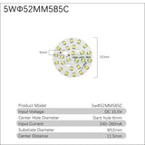 Downlight 10pcs/lot 2835 SMD LED Chip 3W 5W 7W 9W 12W 18W 24W Light Board 240-260mA Accessories Lamp Bead Light Board For LED Downlight