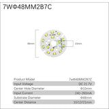 Downlight 10pcs/lot 2835 SMD LED Chip 3W 5W 7W 9W 12W 18W 24W Light Board 240-260mA Accessories Lamp Bead Light Board For LED Downlight