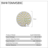 Downlight 10pcs/lot 2835 SMD LED Chip 3W 5W 7W 9W 12W 18W 24W Light Board 240-260mA Accessories Lamp Bead Light Board For LED Downlight