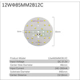 Downlight 10pcs/lot 2835 SMD LED Chip 3W 5W 7W 9W 12W 18W 24W Light Board 240-260mA Accessories Lamp Bead Light Board For LED Downlight