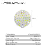 Downlight 10pcs/lot 2835 SMD LED Chip 3W 5W 7W 9W 12W 18W 24W Light Board 240-260mA Accessories Lamp Bead Light Board For LED Downlight