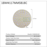 Downlight 10pcs/lot 2835 SMD LED Chip 3W 5W 7W 9W 12W 18W 24W Light Board 240-260mA Accessories Lamp Bead Light Board For LED Downlight