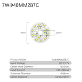 Downlight 10pcs/lot 2835 SMD LED Chip 3W 5W 7W 9W 12W 18W 24W Light Board 240-260mA Accessories Lamp Bead Light Board For LED Downlight