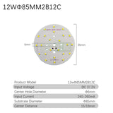 Downlight 10pcs/lot 2835 SMD LED Chip 3W 5W 7W 9W 12W 18W 24W Light Board 240-260mA Accessories Lamp Bead Light Board For LED Downlight