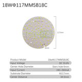 Downlight 10pcs/lot 2835 SMD LED Chip 3W 5W 7W 9W 12W 18W 24W Light Board 240-260mA Accessories Lamp Bead Light Board For LED Downlight