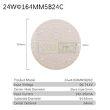 Downlight 10pcs/lot 2835 SMD LED Chip 3W 5W 7W 9W 12W 18W 24W Light Board 240-260mA Accessories Lamp Bead Light Board For LED Downlight