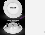 MIBOXER 6W 15W LED Downlight FUT063 FUT068 FUT069 RGB+CCT Waterproof 2.4ghz remote smartphone APP Dimmable Ceiling AC110V 220V