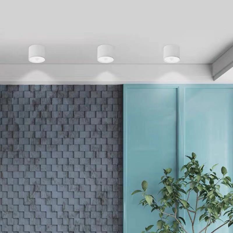 Surface Mounted LED Downlight Smart Home Motion Sensor 10W 15W 20W 24W Night Light Down Ceiling lamp PIR Infrared Panel Lamp