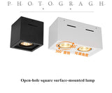 White Black High quality Surface Mounted adjustment LED COB dimmable Downlights ac85-265V 10W 20W LED Ceiling Lamp Spot