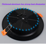 Dimmable hotel room LED downlight, household ultra-thin fog ceiling light, 3W 5W 7W 9W 12W 15W 18W