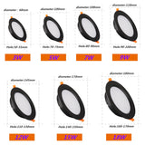 Dimmable hotel room LED downlight, household ultra-thin fog ceiling light, 3W 5W 7W 9W 12W 15W 18W