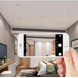 Dimmable hotel room LED downlight, household ultra-thin fog ceiling light, 3W 5W 7W 9W 12W 15W 18W