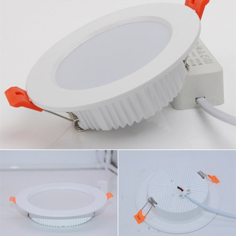 Dimmable hotel room LED downlight, household ultra-thin fog ceiling light, 3W 5W 7W 9W 12W 15W 18W