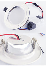 Kaguyahime 4pcs Ultra Thin LED Downlight 110V 220V Round LED Ceiling Recessed Spot Light Down Light 3W-18W 7W 9W 10W 12W 15W